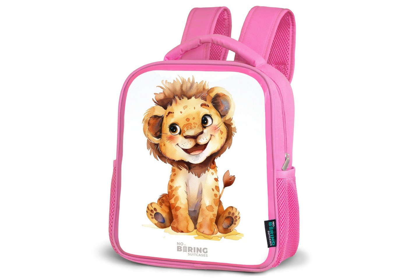 NoBoringSuitcases.com© Rucksack Baby-Löwe, Kinderrucksack, Schulrucksack, Freizeitrucksack, Mädchen, Kindergarten von NoBoringSuitcases.com©