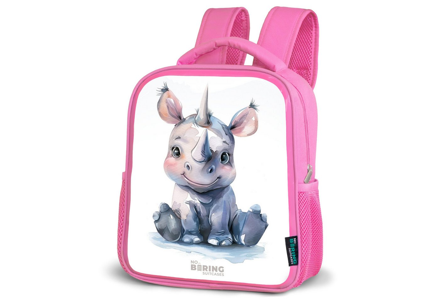 NoBoringSuitcases.com© Rucksack Baby Nashorn, Kinderrucksack, Schulrucksack, Freizeitrucksack, Mädchen, Kindergarten von NoBoringSuitcases.com©