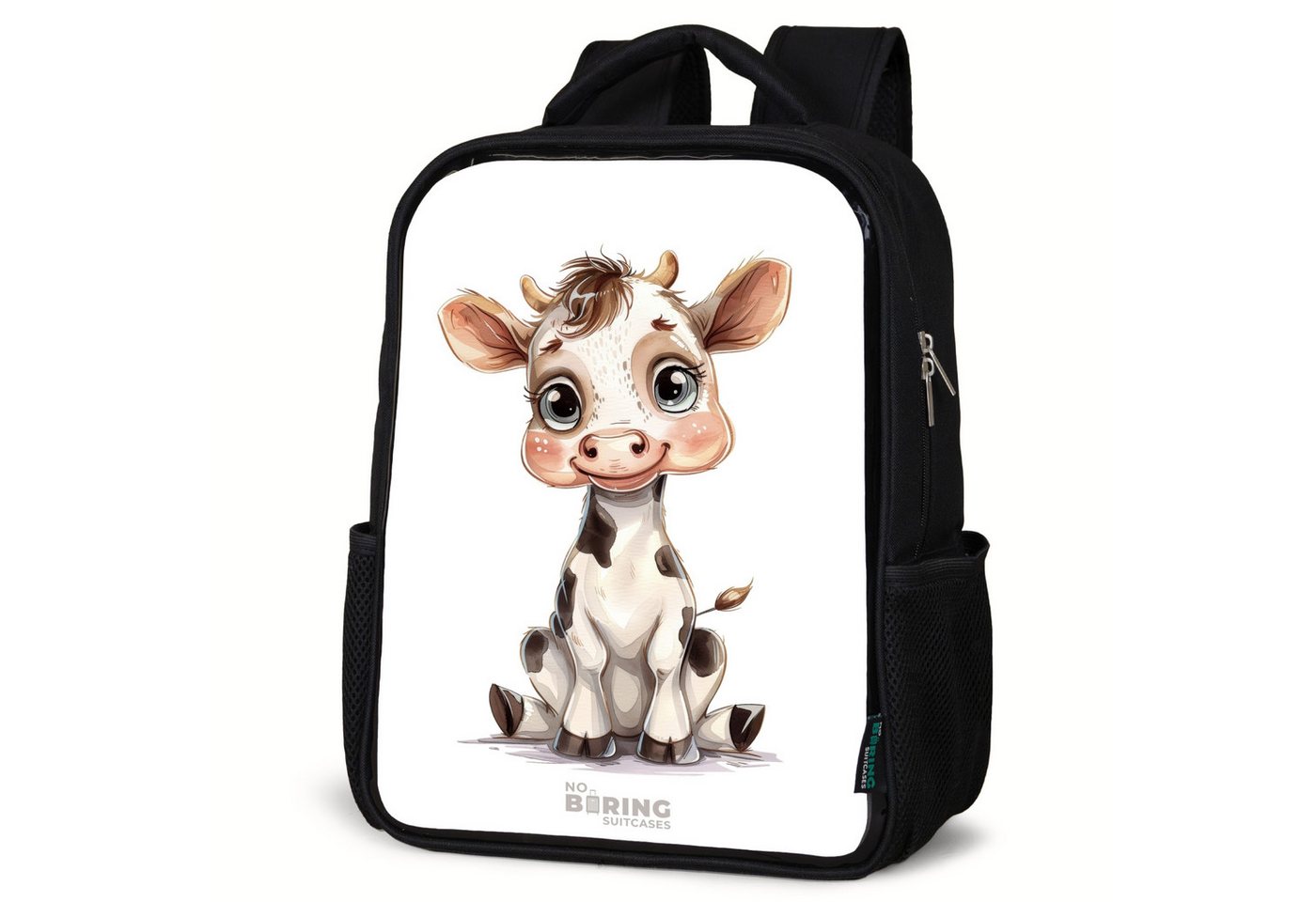 NoBoringSuitcases.com© Rucksack Babykuh, Kinderrucksack Schwarz, Schulrucksack, Freizeitrucksack Jungen Mädchen von NoBoringSuitcases.com©