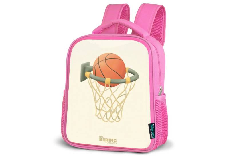 NoBoringSuitcases.com© Rucksack Basketball in neutralen Farben, Kinderrucksack, Schulrucksack, Freizeitrucksack, Mädchen, Kindergarten von NoBoringSuitcases.com©
