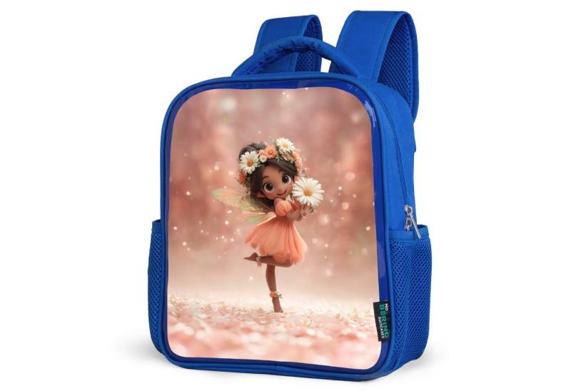 NoBoringSuitcases.com© Reisetasche Blumenfee mit Gänseblümchen in einem rosa Blütentraum, Kinderrucksack, Schulrucksack, Freizeitrucksack, Jungen, Kindergarten von NoBoringSuitcases.com©