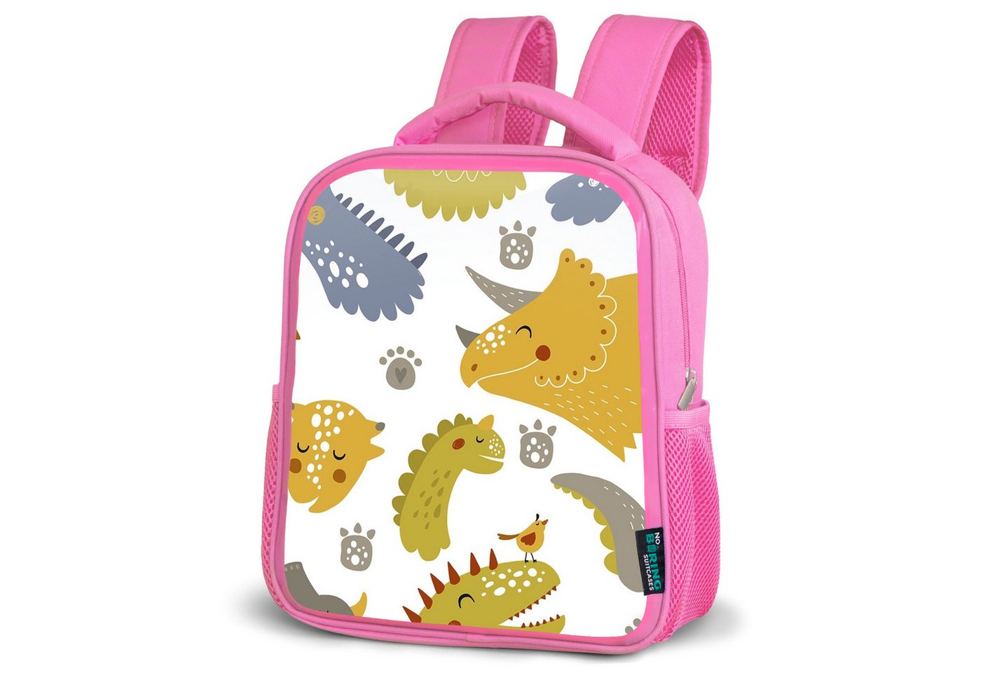 NoBoringSuitcases.com© Reisetasche Dinosaurier - Muster - Jungen - Dino - Kinder, Kinderrucksack, Schulrucksack, Freizeitrucksack, Mädchen, Kindergarten von NoBoringSuitcases.com©