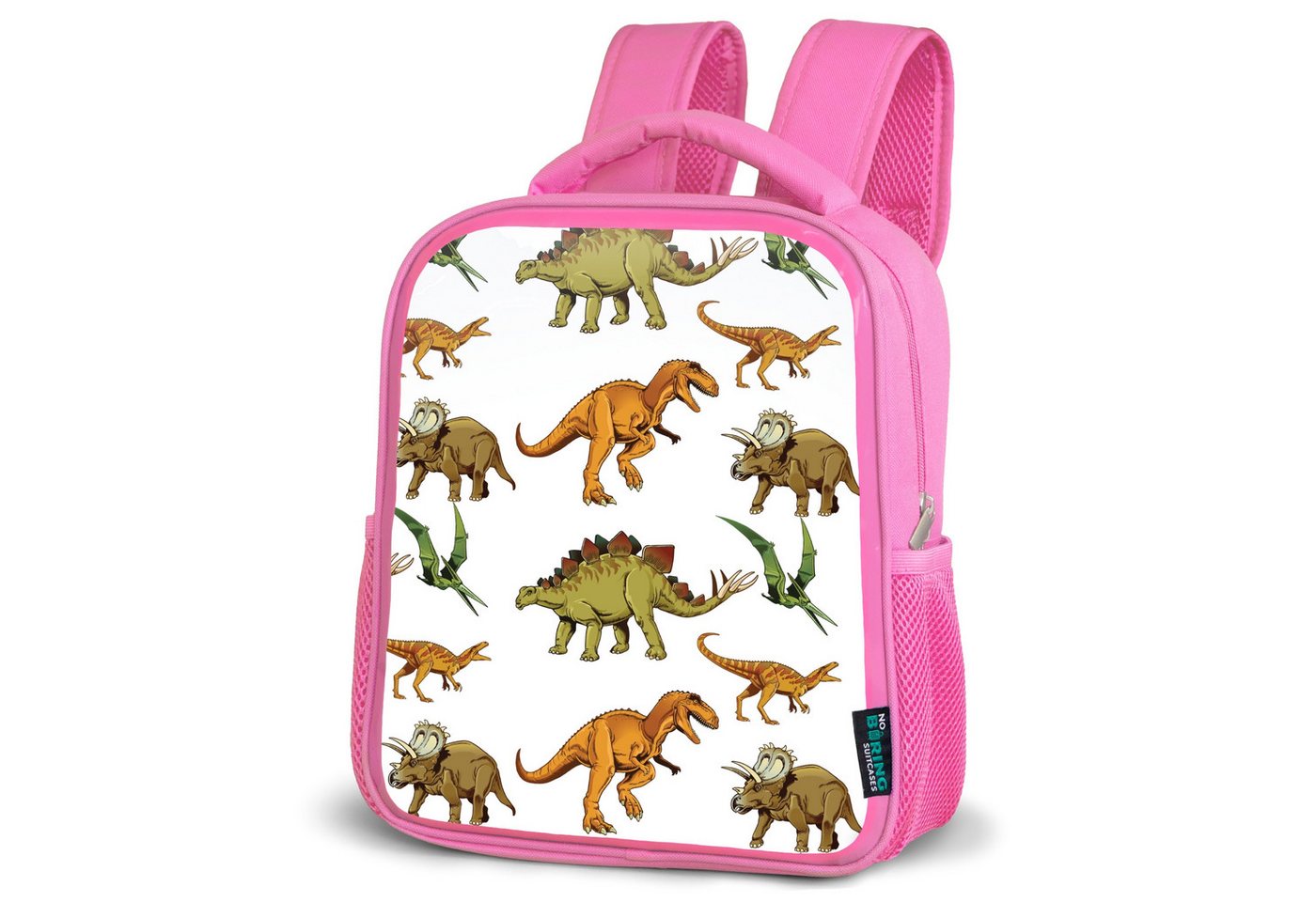 NoBoringSuitcases.com© Reisetasche Dinosaurier - Zeichnung - Jungen - Kinder, Kinderrucksack, Schulrucksack, Freizeitrucksack, Mädchen, Kindergarten von NoBoringSuitcases.com©