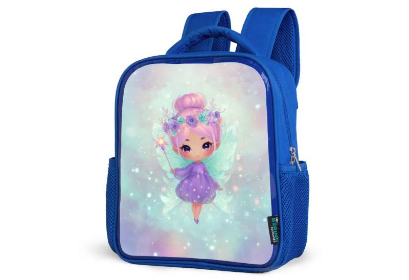 NoBoringSuitcases.com© Reisetasche Glinsterfee mit Blumenkrone und Sternenkleid, Kinderrucksack, Schulrucksack, Freizeitrucksack, Jungen, Kindergarten von NoBoringSuitcases.com©