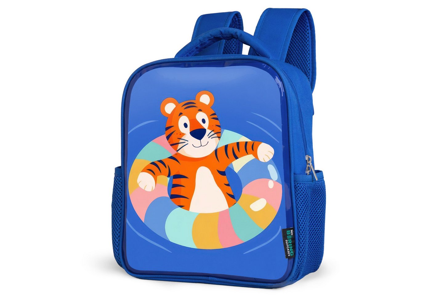 NoBoringSuitcases.com© Reisetasche Tiger - Schwimmband - Wasser, Kinderrucksack, Schulrucksack, Freizeitrucksack, Jungen, Kindergarten von NoBoringSuitcases.com©