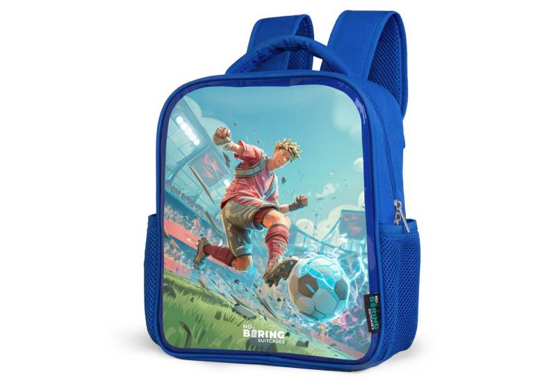 NoBoringSuitcases.com© Rucksack Fußball - Junge - Stadion - Elektrisch, Kinderrucksack, Schulrucksack, Freizeitrucksack, Jungen, Kindergarten von NoBoringSuitcases.com©