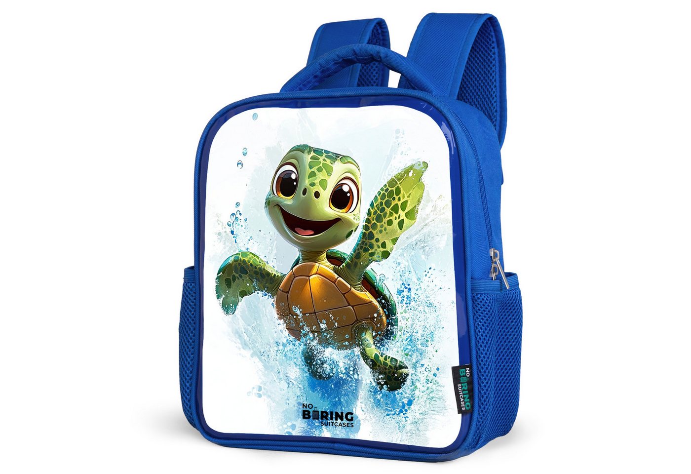 NoBoringSuitcases.com© Rucksack Schildkröte - Wasser - Grün, Kinderrucksack, Schulrucksack, Freizeitrucksack, Jungen, Kindergarten von NoBoringSuitcases.com©