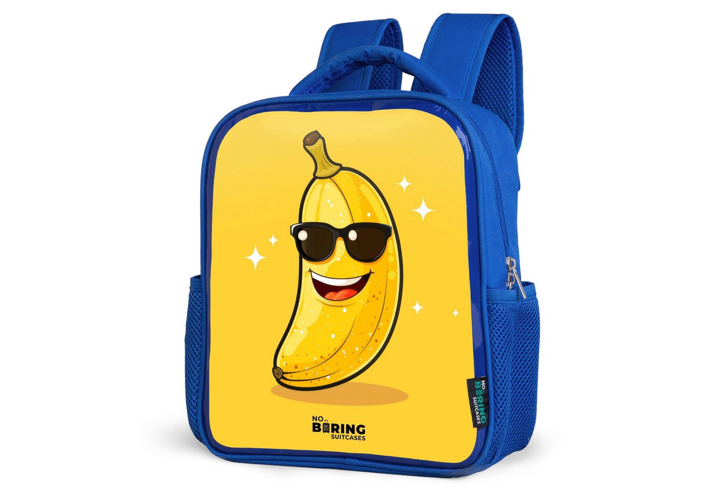 NoBoringSuitcases.com© Rucksack Lustige gelbe Banane, Kinderrucksack, Schulrucksack, Freizeitrucksack, Jungen, Kindergarten von NoBoringSuitcases.com©