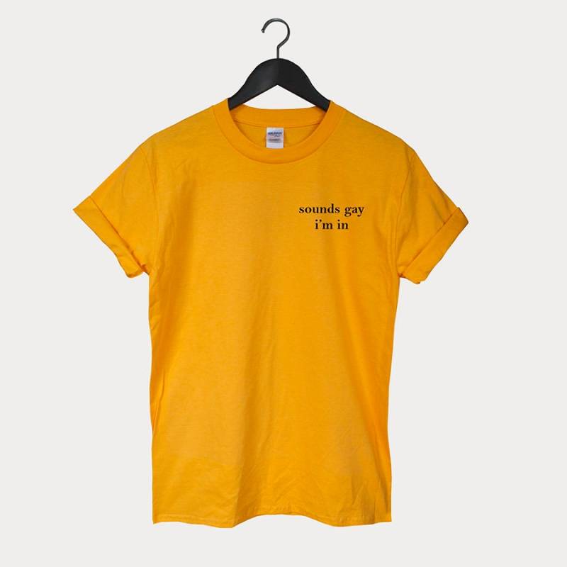 Klingt Gay Im in Shirt Bisexuell 2 Abschlag Baumwolle Pride lbgt Shirts von NoBrandNeededTee