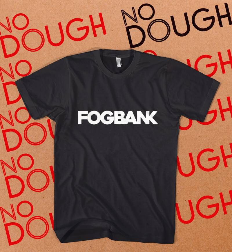 Fogbank Cordging Shirt, Schwarzes T-Shirt, Baumwoll-Shirt von NoDoughClothing