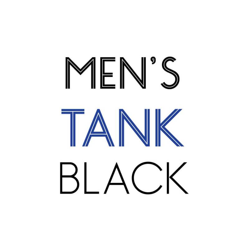 Herren Schwarz Tank | Jedes Design Wir Außer Sonderanfertigungen Bieten T-Shirt von NoDoughClothing