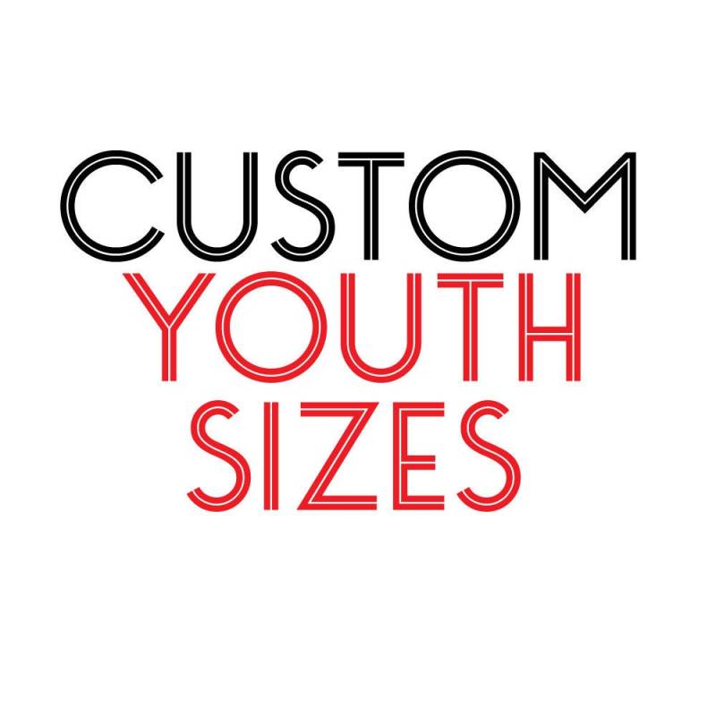 Jugend Größe - Benutzerdefinierte Schwarzes T-Shirt von NoDoughClothing