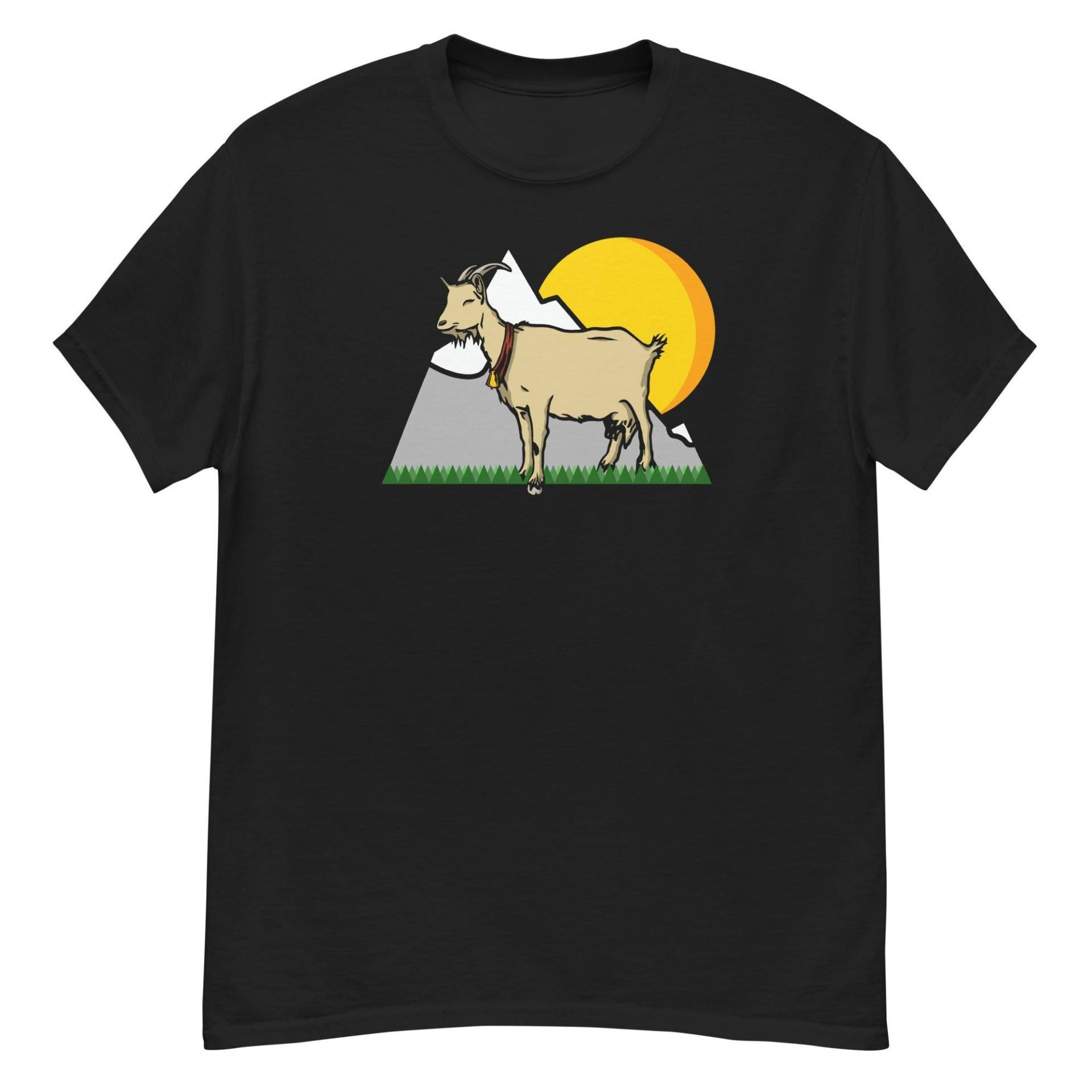 Ziegen-Shirt, Ziegengeschenke Für Ziegenliebhaber, Bauernhof-Shirt, Bergziegen-T-Shirt, Ziegenliebhaber-Shirt Bauern, Süßes Tier-Farm-Mädchen-Shirt von NoExcuseShop