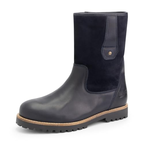 NoGRZ Damen R.Cassels Lady Boot mid Winter-time Leder stiefel elegant - Blau 41 von NoGRZ
