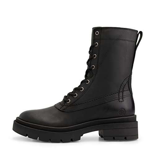 NoGRZ L.woods Lady - Damen - Schnürstiefel lässig - Freizeit - Leder - Passform klein - Schwarz - 41 von NoGRZ