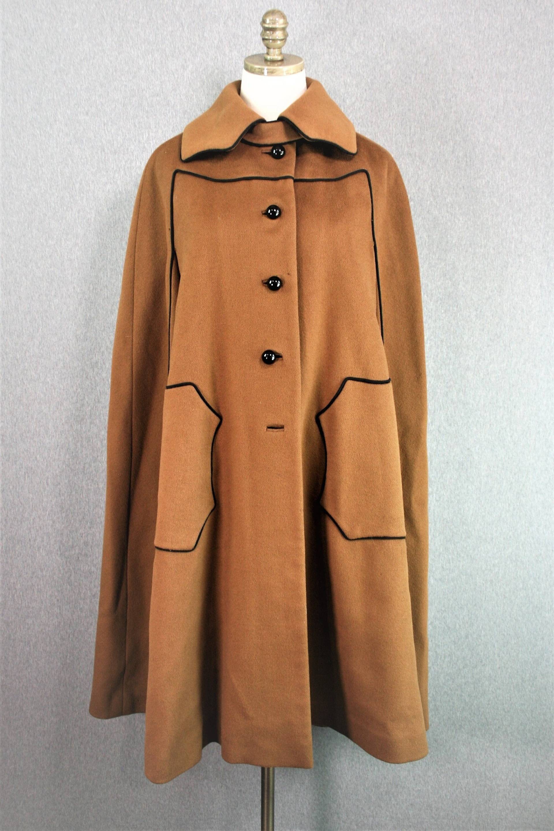 1940-1950Er Jahre - Woll Cape Camel Carmel One Size 1940-1950Er Jahre - Woll Cape Camel Carmel One Size von NoGritNoGlory