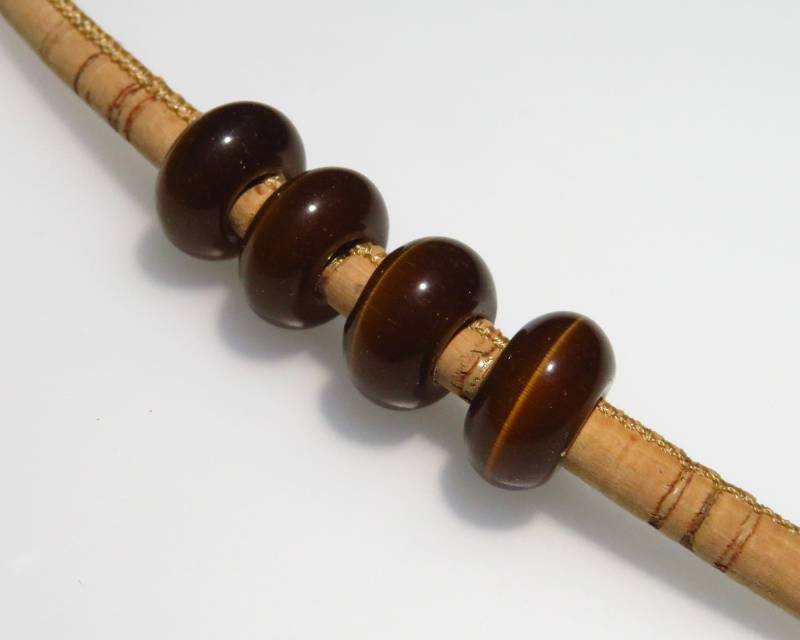 4 Stück - Glasperlen Spacer Für Kork, Perle, Lederzubehör | Cb54 4 Stück - Glasperlen Spacer Für Kork, Perle, Lederzubehör | Cb54 von NoLimits4Creativity