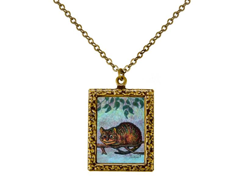 Alice Im Wunderland Kunst Halskette - Grinsekatze Alice Im Wunderland Kunst Halskette - Grinsekatze von NoMonet