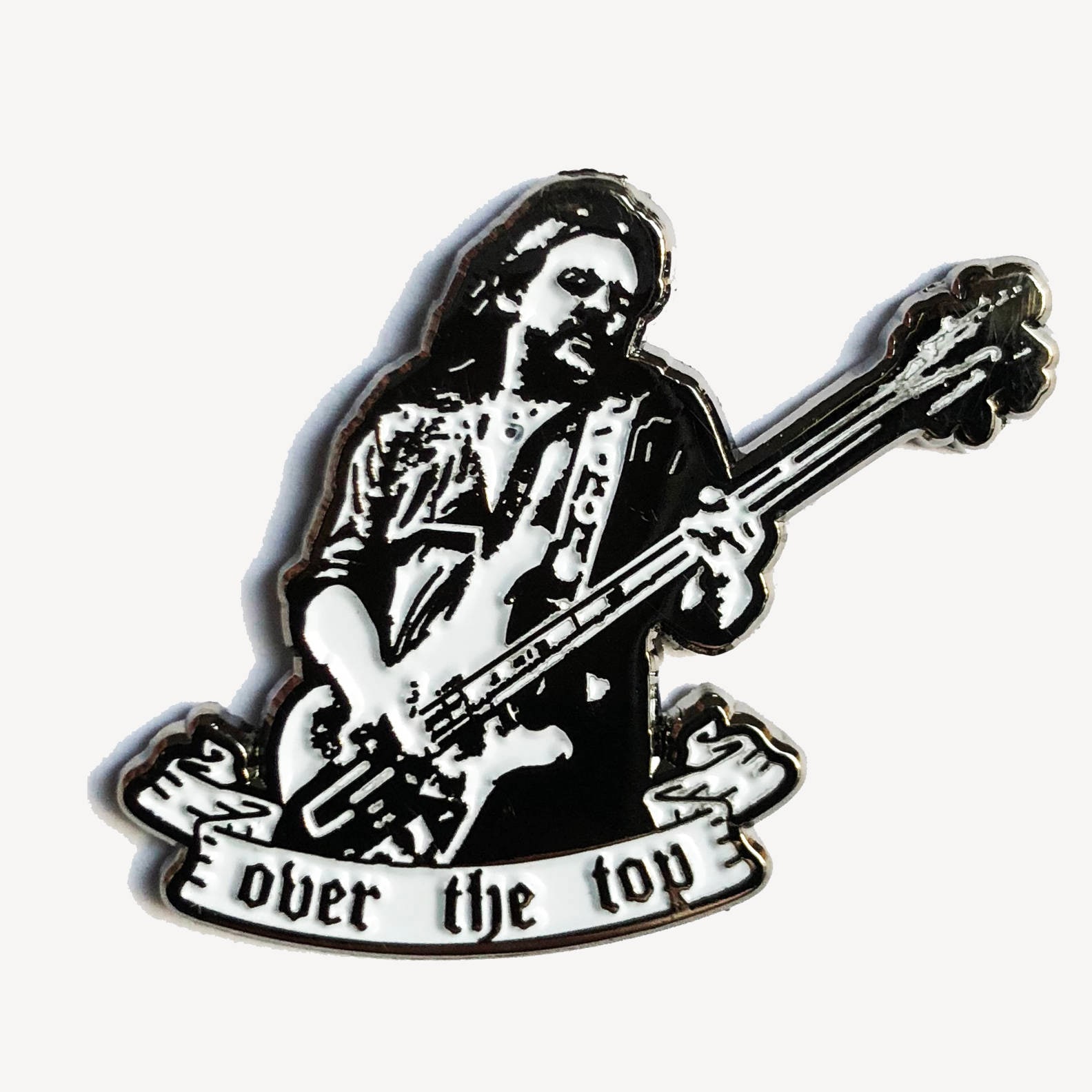 Lemmy - Over The Top Emaille Pin Lemmy - Over The Top Emaille Pin von NoMoreIndustries