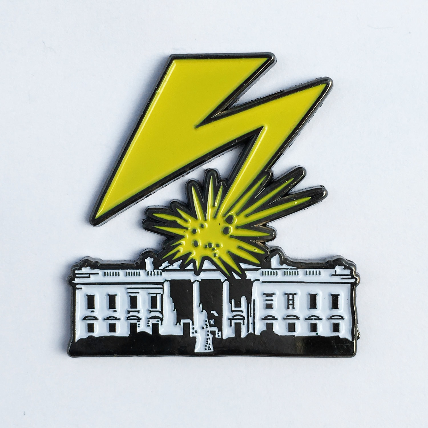 Verboten in Dc Emaille Pin Verboten in Dc Emaille Pin von NoMoreIndustries