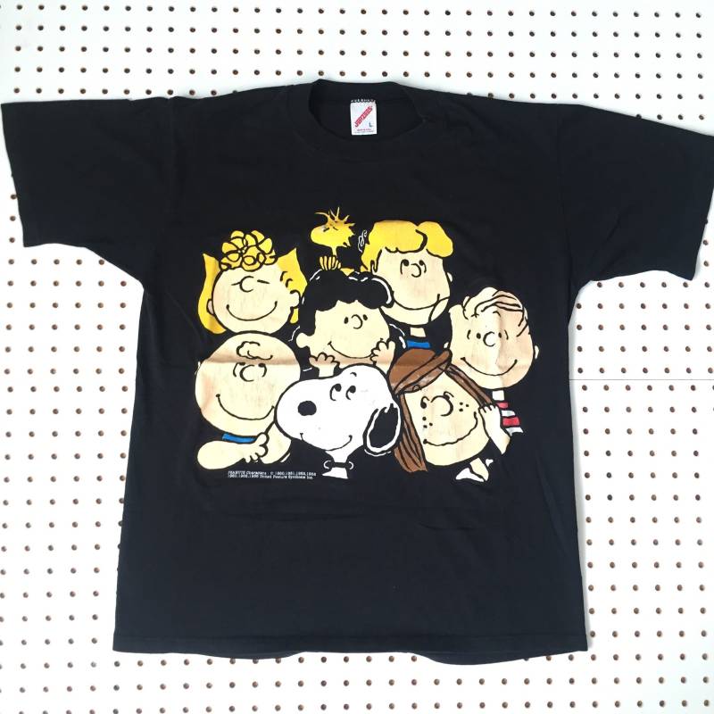 80Er Peanuts T Shirt Linus Lucy Charlie Brown Snoopy Made in Usa United Feature von NoProblemVtg