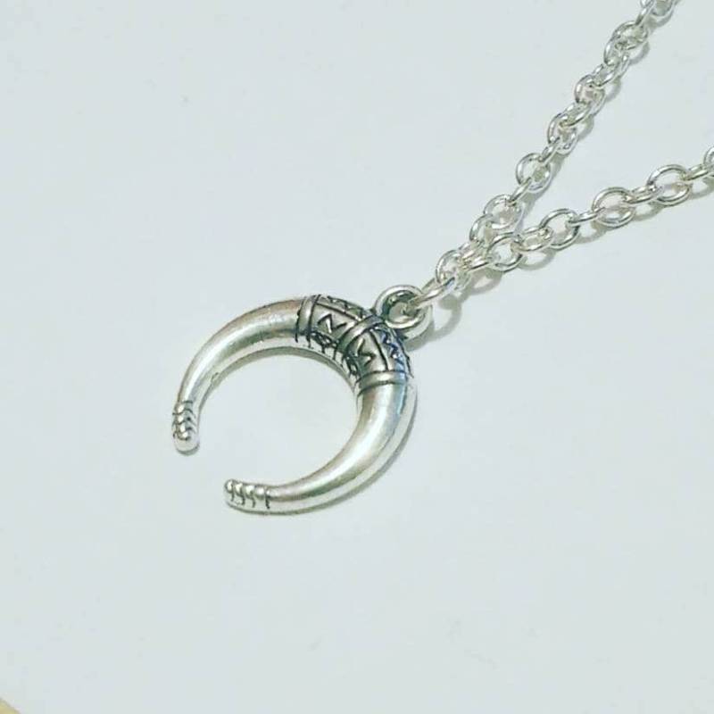 Silber Horn - Halskette Trend Mond Silber Horn - Halskette Trend Mond von NoTTbijoux