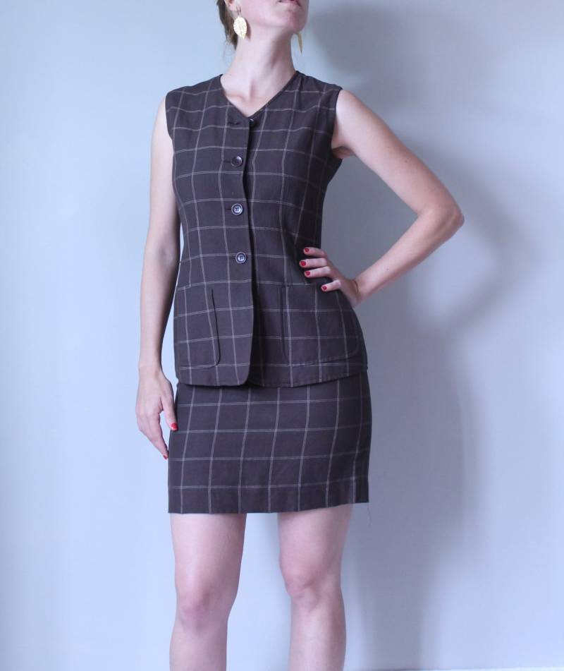 Brauner Rock Anzug Brauner Rock Anzug von NoTrendsBoutique
