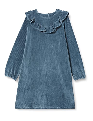 NOA NOA MINIATURE Girl's DaisyNNM Dress, Flint Stone, 110/5Y von NOA NOA MINIATURE