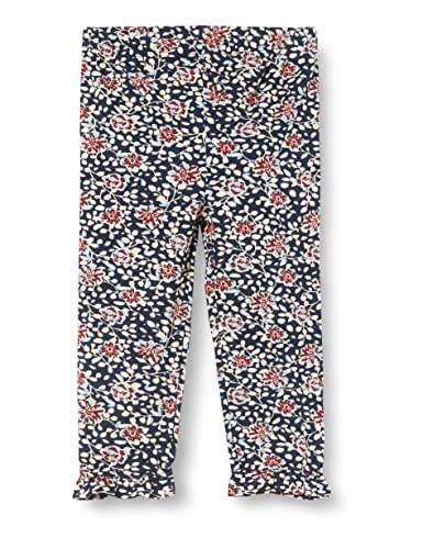 NOA NOA MINIATURE Baby-Girls Flower ORG. Jersey Leggings, Print Blue, 0M von Noa Noa miniature