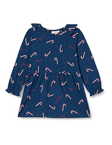 NOA NOA MINIATURE Girl's Mini Girl HaleyNNM Dress, Print Blue/Red, 98 / 3Y von Noa Noa miniature