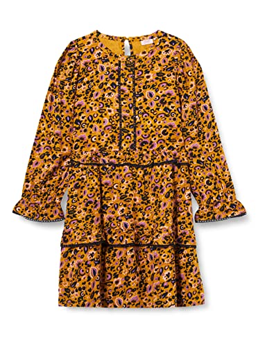 NOA NOA MINIATURE Girls Mini Flower Twill Viscose Dress, Print Yellow, 9Y von Noa Noa