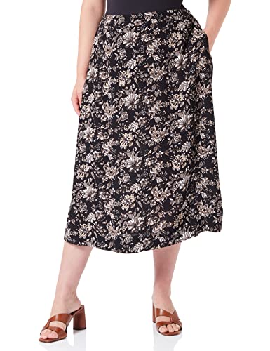 Noa Noa Damen Fienn Skirt, Print Black/Grey, 36 EU von Noa Noa