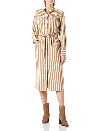 Noa Noa Damen Gronn Dress, Art Offwhite/Brown, 36 EU von Noa Noa