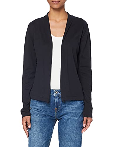 Noa Noa Damen Noa Noos Cotton Melange Long Cardigan Strickjacke, Schwarz (Black 0), 40 (Herstellergröße: Large) von Noa Noa