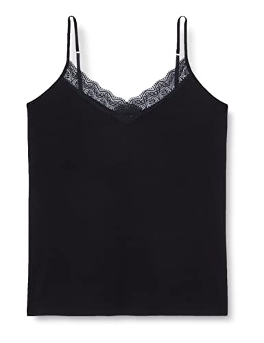 Noa Noa Damen Noa Noos Lace Jersey, Strap Top, Schwarz, M EU von Noa Noa