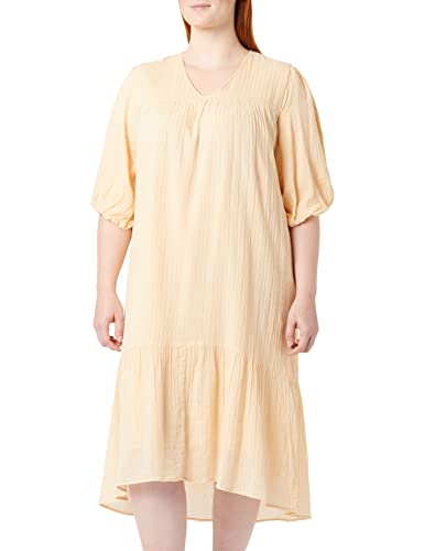 Noa Noa Damen Organic Cotton Gauze Dress, Desert Dust, 34 EU von Noa Noa