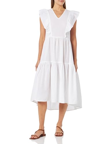 Noa Noa Damen Organic Summer Cotton Dress, Cloud Dancer, 38 EU von Noa Noa