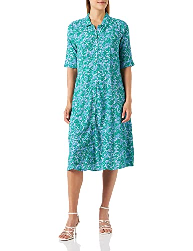 Noa Noa Women's BellaNN Dress, Print Blue/Green, 36 von Noa Noa