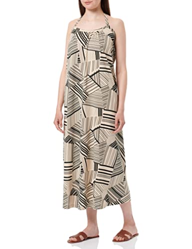 Noa Noa Women's MenaNN Dress, Art Offwhite/Black, L von Noa Noa