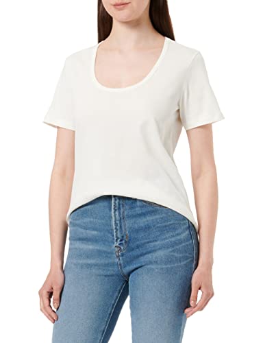 Noa Noa Women's NolaNN T-Shirt Tops, Cloud Dancer, S von Noa Noa