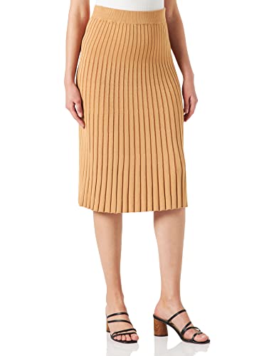 Noa Noa Womens Viscose Knit Lässiger Business-Rock, ICED Coffee, XXL von Noa Noa