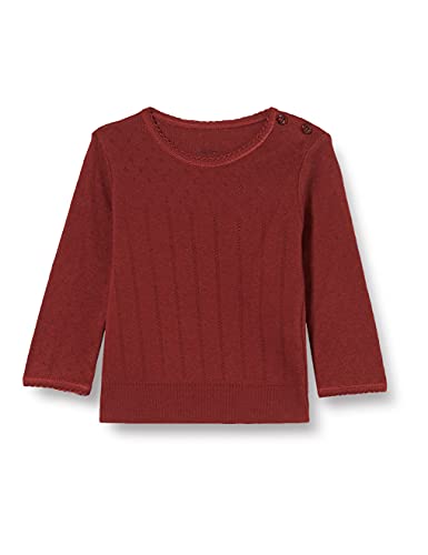 NOA NOA MINIATURE Baby-Girls Basic Doria T-Shirt, Cherry Mahogany, 0M von Noa Noa