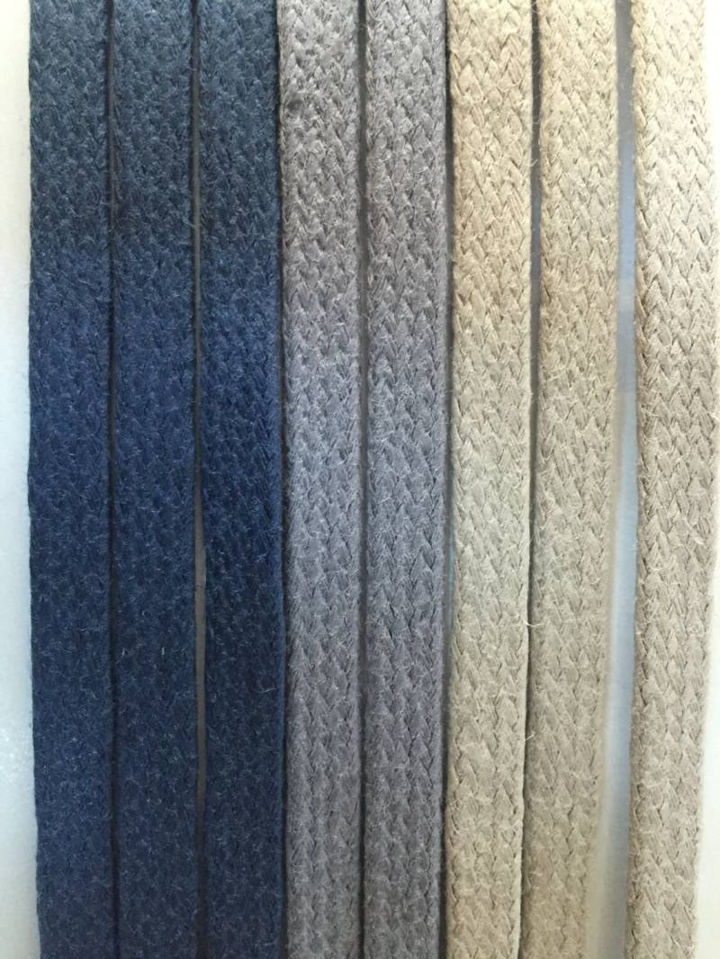 Flache Gewachste Schnürsenkel, Baumwolle Pastellfarben Kunstleder Schnürsenkel Flache Gewachste Schnürsenkel, Baumwolle Pastellfarben Kunstleder Schnürsenkel von NoaElastics