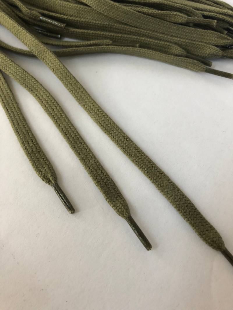 Khakifarbene Baumwollschnürsenkel, Farbige Schnürsenkel, Schnürsenkel Für Trainer, Baumwollschnürsenkel Khakifarbene Baumwollschnürsenkel, Farbige Schnürsenkel, Schnürsenkel Für Trainer, Baumwollschnürsenkel von NoaElastics