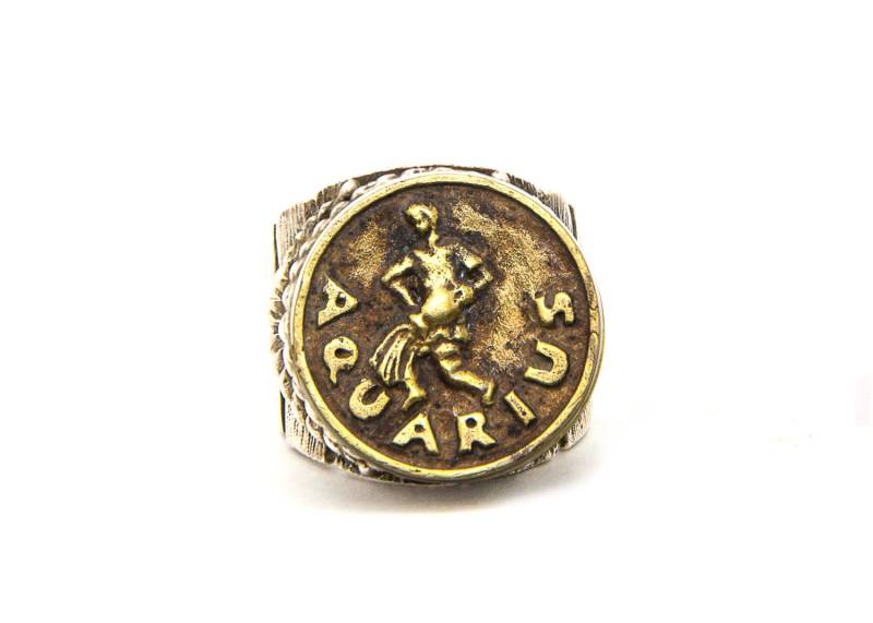 Wassermann Sternzeichen Ring - Handgemachtes Astrologie Geschenk von NoaTam