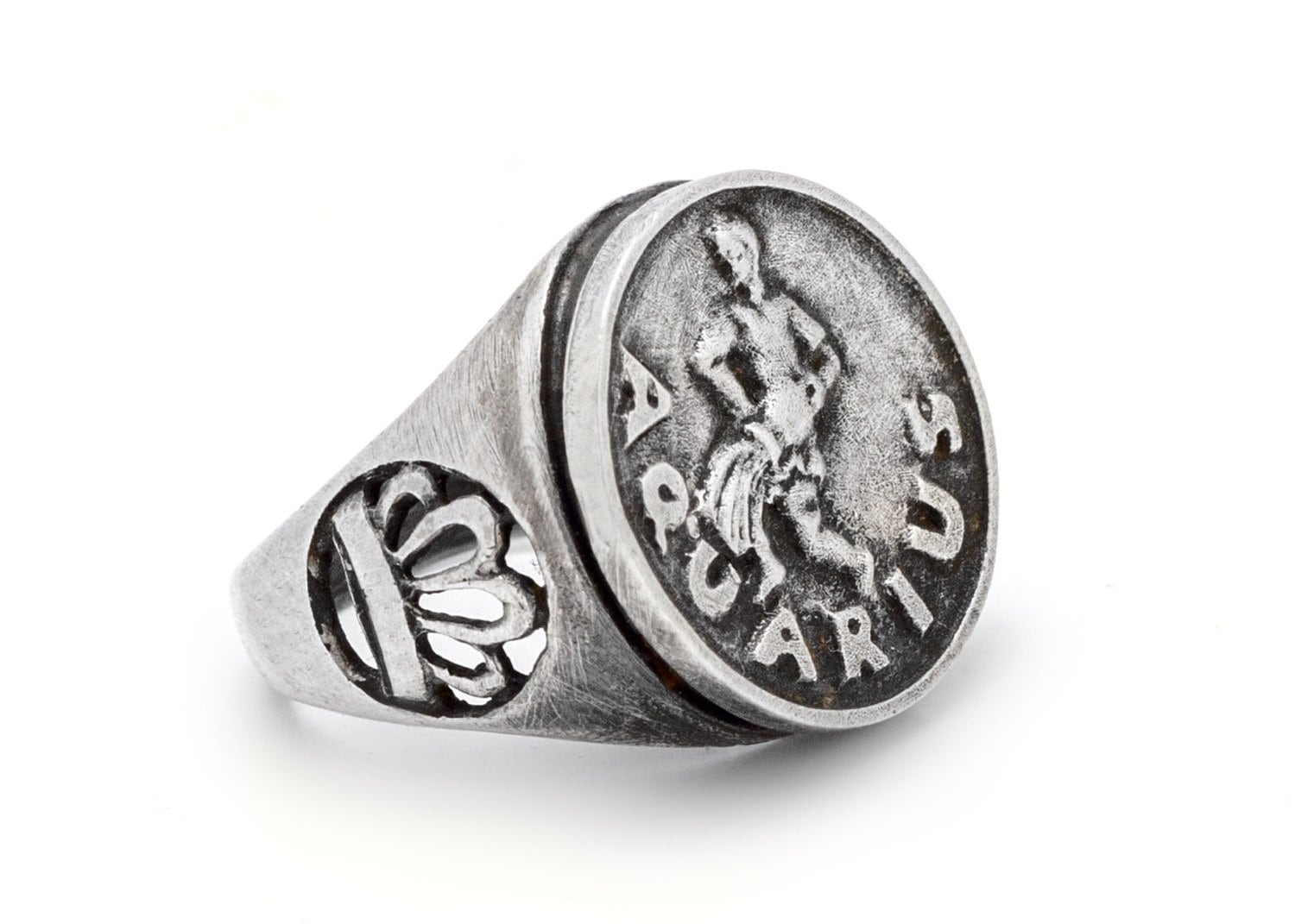 Aquarius Sternzeichen Ring Handgemachter Astrologie Schmuck, Geburtstagsgeschenk von NoaTam