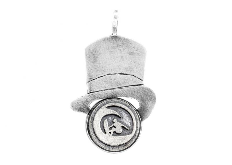 sterling Silber Surfer Medaillon Hut Halskette Vielseitigkeit Schmuck von NoaTam