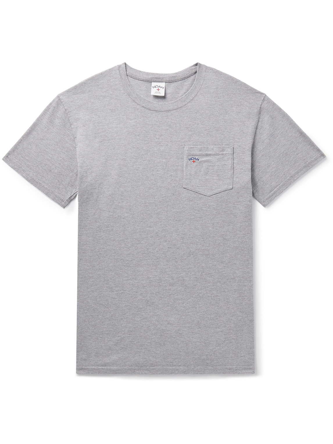 Noah - Core Logo-Print Cotton-Blend Jersey T-Shirt - Men - Gray - S von Noah