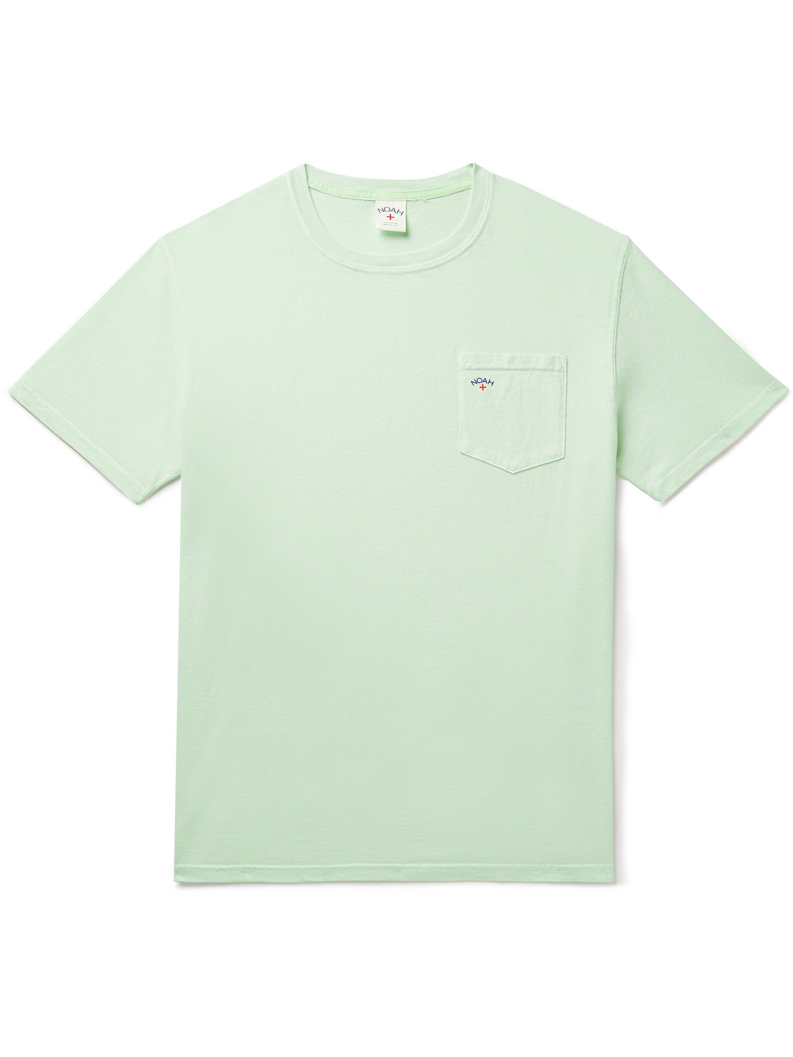 Noah - Core Logo-Print Cotton-Blend Jersey T-Shirt - Men - Green - XL von Noah