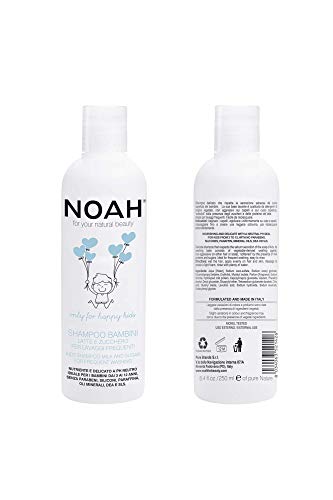 NOAH Natural Kids Shampoo mit Milch und Zucker für häufiges Waschen, 250 ml von Noah